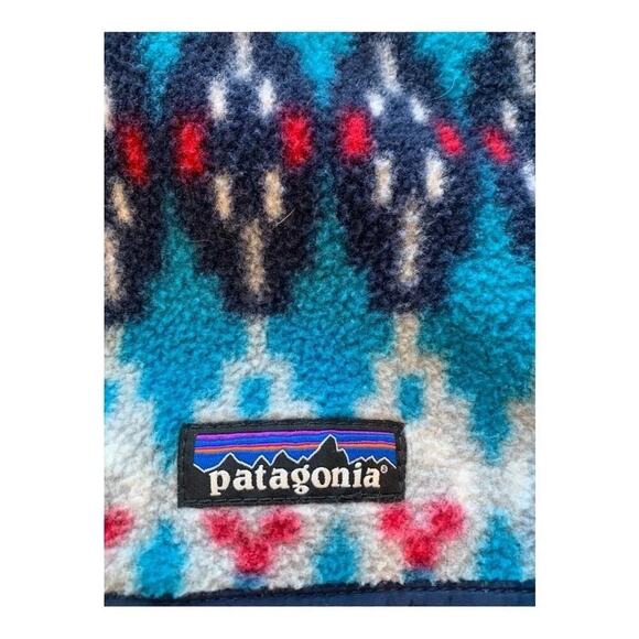 Patagonia Synchilla Snap-T Pullover Fleece Forest Carpet: Deep Sea Blue Men's S - Picture 4 of 5